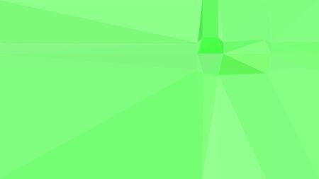abstract geometric background with triangles and light green, pale green and vivid lime green colors. for poster, banner, wallpaper or texture.の写真素材