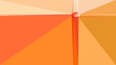 modern contemporary art with coral, skin and pastel orange colors. simple geometric background for poster, cards, wallpaper or texture.の写真素材
