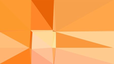 pastel orange, khaki and light salmon multi color background art. abstract triangle style composition for poster, cards, wallpaper or texture.の写真素材