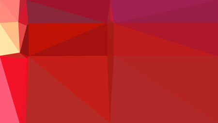 firebrick, burly wood and pastel red color background with triangles. triangles style of different size and shape. simple geometric background for poster, cards, wallpaper or texture.の写真素材