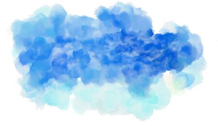 watercolor corn flower blue, lavender and royal blue color graphic background illustration painting.の写真素材
