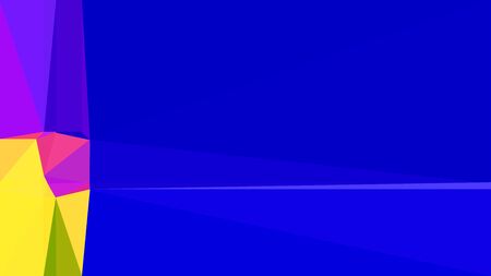 retro style triangle illustration. medium blue, vivid orange and dark orchid colors. for poster, cards, wallpaper design or backdrop texture.の写真素材