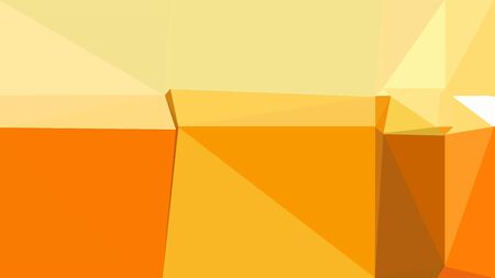 triangle background with khaki, dark orange and vivid orange colors. backdrop style composition for poster, cards, wallpaper or texture element.の写真素材