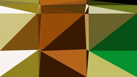 abstract geometric background with saddle brown, tan and chocolate colors. geometric triangle style composition for poster, cards, wallpaper or texture.の写真素材