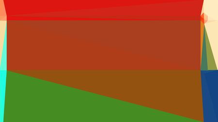 modern contemporary art with firebrick, sea green and tea green colors. simple geometric background for poster, cards, wallpaper or texture.の写真素材