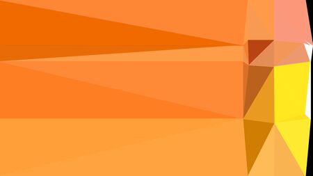 Abstract color triangles geometric background with coral, black and gold colors for poster, cards, wallpaper or texture.の写真素材