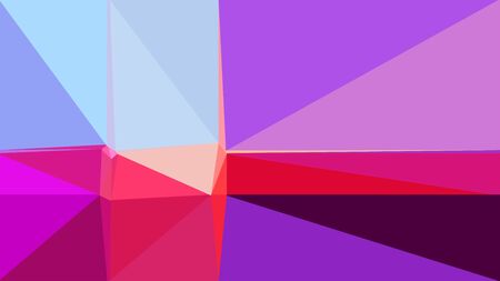 abstract geometric background with dark moderate pink and medium orchid colors. geometric triangle style composition for poster, cards, wallpaper or texture.の写真素材