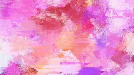 brush painting with pastel magenta, moderate pink and misty rose background-color.の写真素材