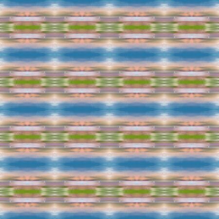 seamless deco pattern background. dark gray, rosy brown and steel blue colors. repeatable texture for wallpaper, presentation or fashion design.の写真素材