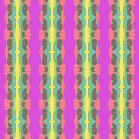 abstract seamless pattern with medium orchid, dark khaki and light coral colors. endless texture for wallpaper, creative or fashion design.の写真素材