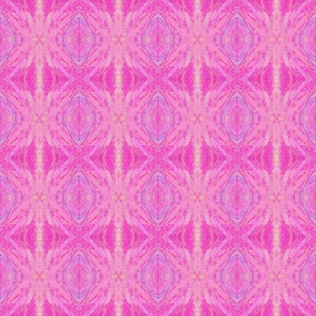 seamless pattern design with pastel magenta, orchid and neon fuchsia colors. repeatable graphic element can be used for wallpaper, creative art or fashion design.の写真素材