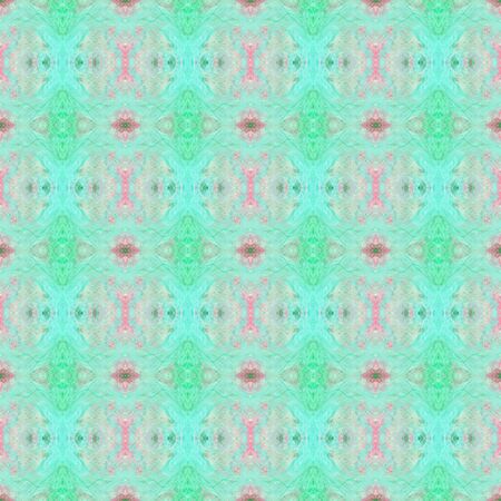 abstract seamless pattern with pastel blue, light blue and baby pink colors. can be used for wallpaper, creative art or fashion design.の写真素材