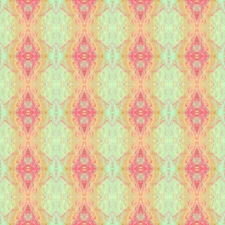 abstract seamless pattern with pale golden rod, light coral and dark salmon colors. can be used for wallpaper, creative art or fashion design.の写真素材