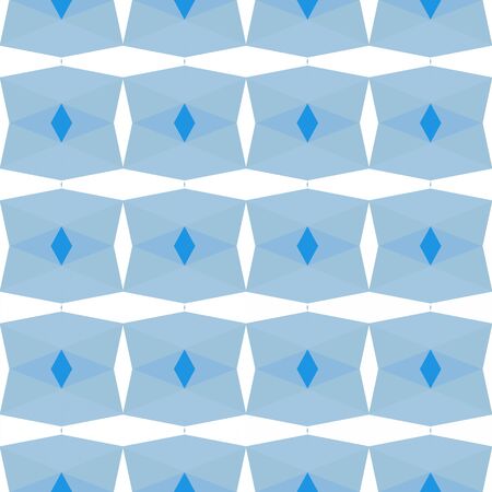decorative seamless pattern with light steel blue, dodger blue and alice blue colors.の写真素材