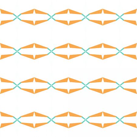 abstract seamless pattern with powder blue, pastel orange and white smoke colors.の写真素材