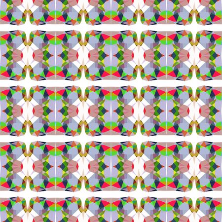 seamless wallpaper design pattern with silver, sea green and dark golden rod colors.の写真素材