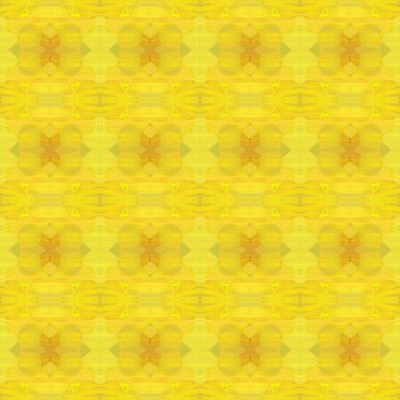 bright seamless pattern with vivid orange, golden rod and yellow colors. repeating background illustration can be used for wallpaper, creative backgrounds or textile fashion design.の写真素材