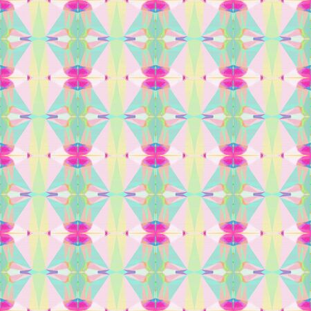 seamless retro pattern with light gray, antique white and neon fuchsia colors. repeating background illustration can be used for wallpaper, creative backgrounds or textile fashion design.の写真素材