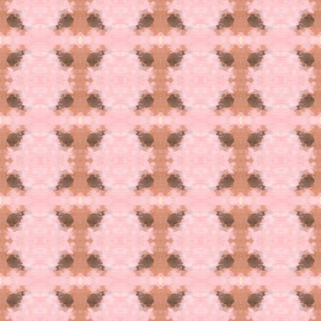 colorful seamless repeating pattern design with baby pink, pink and dark salmon color.の写真素材