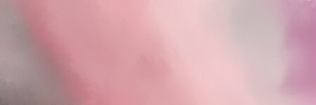 broadly painted banner texture background with pastel violet, gray gray and rosy brown color. can be used as texture, background element or wallpaper.の写真素材