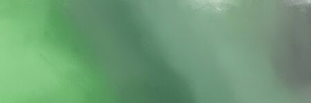 broadly painted banner texture background with gray gray, dim gray and dark sea green color. can be used as texture, background element or wallpaper.の写真素材