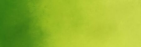 yellow green, dark green and olive drab color background with space for text or image. vintage texture, distressed old textured painted design. can be used as header or banner.の写真素材