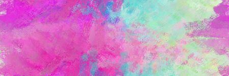 abstract seamless pattern brush painted background with orchid, pastel blue and medium turquoise color. can be used as wallpaper, texture or fabric fashion printing.の写真素材