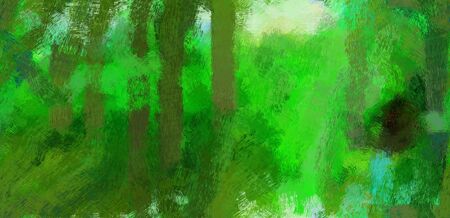 abstract seamless pattern brush painted texture with forest green, tea green and lime green color. can be used as wallpaper, texture or fabric fashion printing.の写真素材