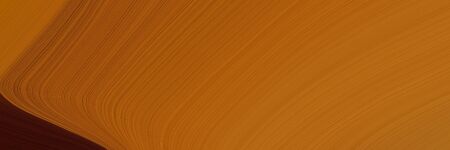 banner contemporary waves design with sienna, very dark red and chocolate color.の写真素材