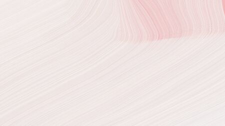 simple colorful elegant curvy swirl waves background illustration with linen, misty rose and sea shell color.の写真素材