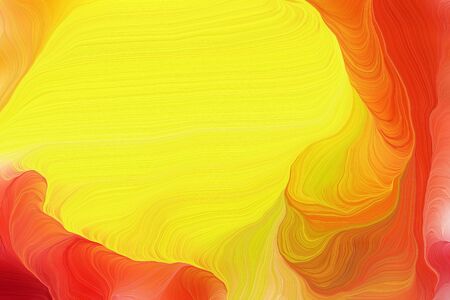 vibrant colors abstract waves illustration with coffee, gold and bronze color.の写真素材