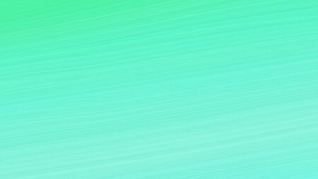 simple colorful modern soft swirl waves background illustration with aqua marine, turquoise and medium aqua marine color.の写真素材