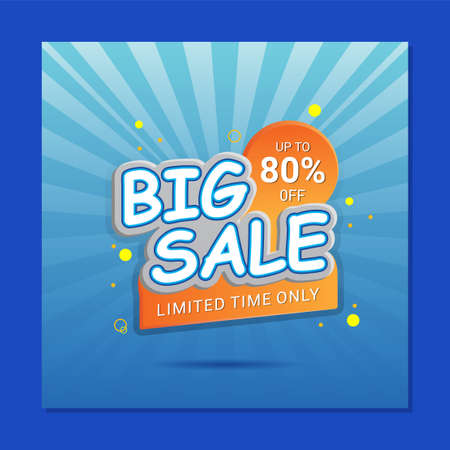 sale banner badge templateのイラスト素材