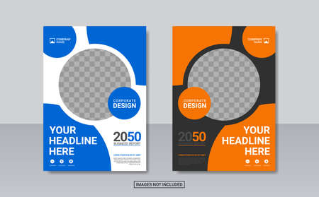 Creative corporate book cover design templateのイラスト素材