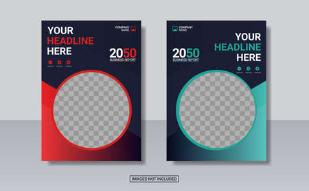 Creative corporate book cover design templateのイラスト素材