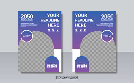 Creative corporate book cover design templateのイラスト素材