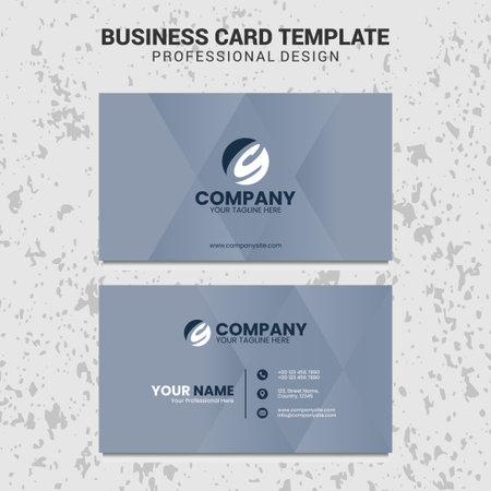 modern professional business card templateのイラスト素材