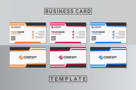 abstract business card templateのイラスト素材