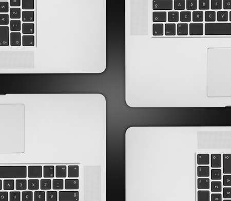 Four corners laptop concept