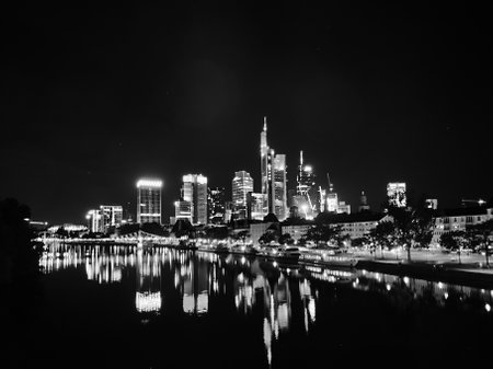 <p>Frankfort skyline</p>の写真素材