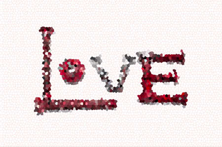 Love alphabet by screw.
の写真素材