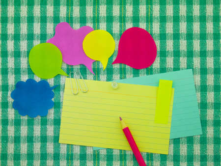 Colorful balloons and bubbles; you can write words on it.