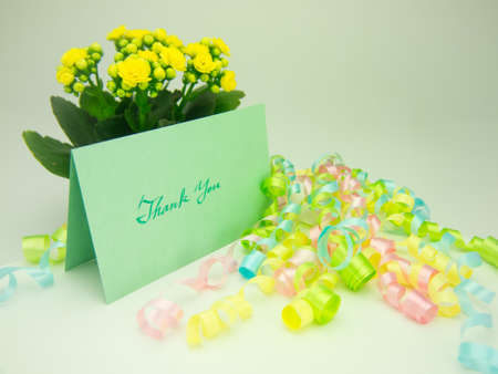 A message caed for your family and friends.の写真素材
