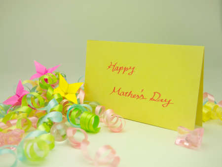 A message caed for your family and friends.の写真素材