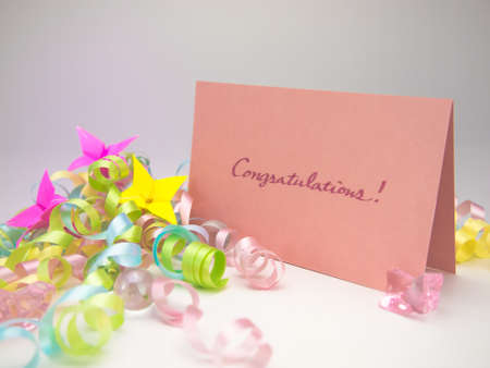 A message card for your family and friends.の写真素材
