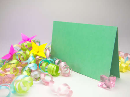 A message card for your family and friends.の写真素材