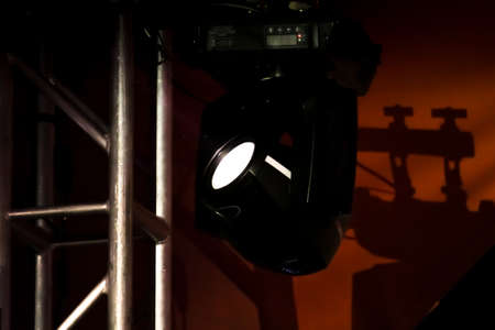 Lighting And Sound Equipment at the Music Festivalの写真素材