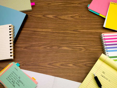 Mandarin; Learning New Language Writing Words on the Notebookの写真素材