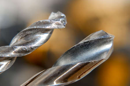 The Close Up Drill Bits At the Construction Siteの写真素材