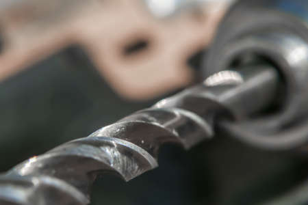 The Close Up Drill Bits At the Construction Siteの写真素材